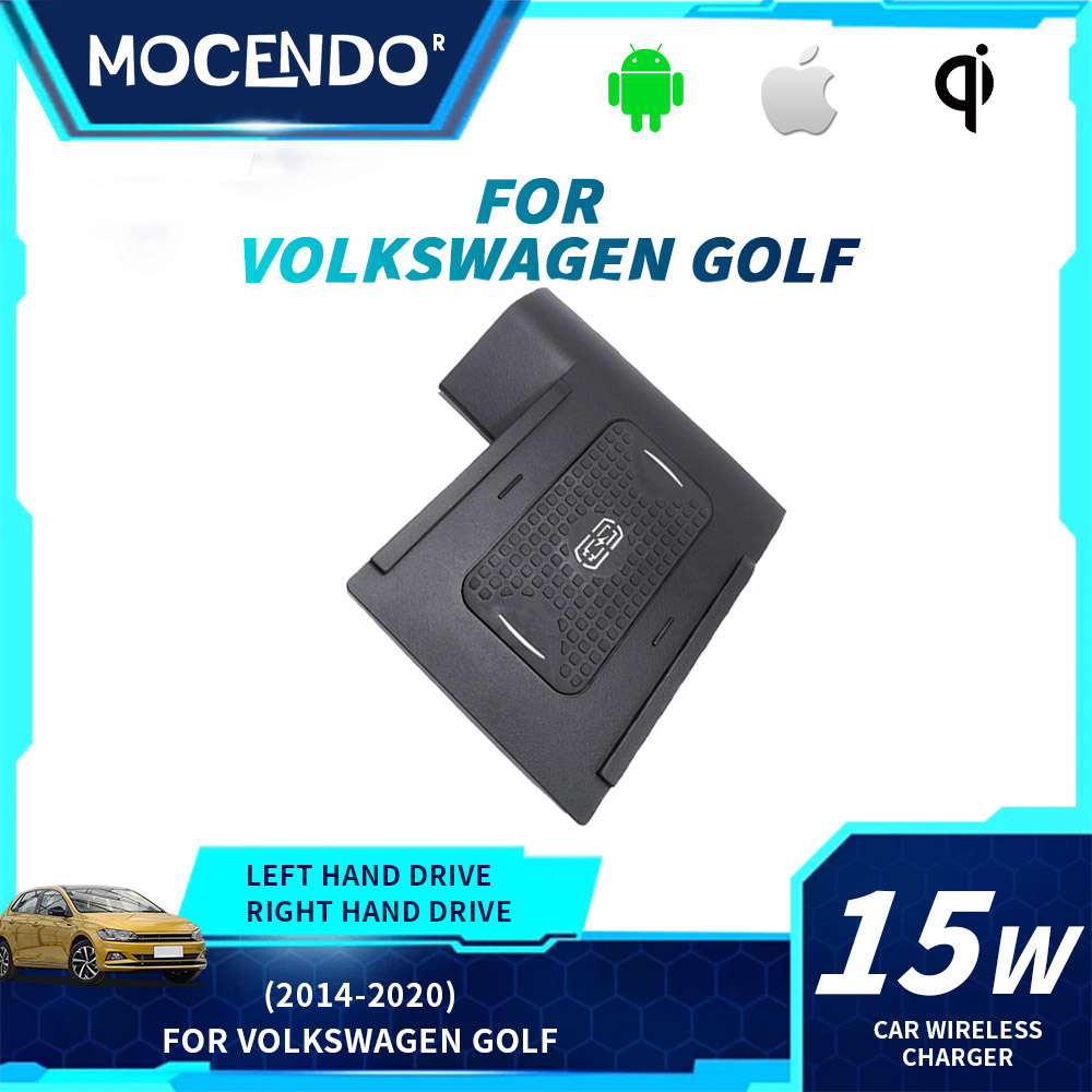 Wireless Phone Charger Pad - Pengisi Daya Mobil Nirkabel untuk Volkswagen