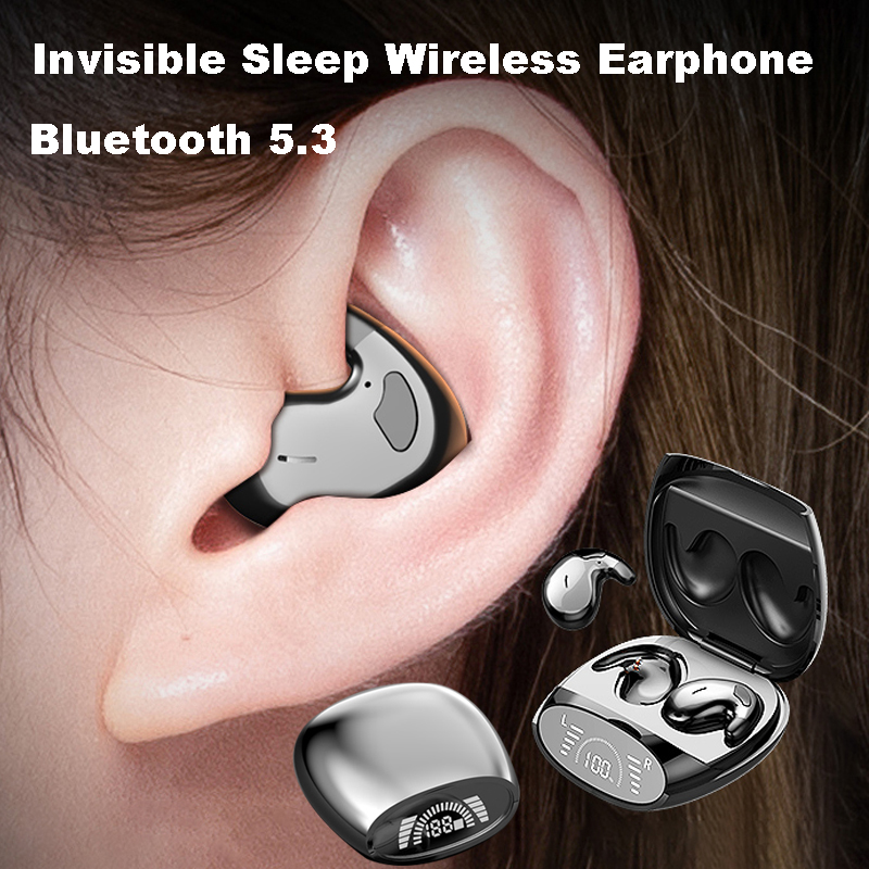 Earbuds Anc Wireless - Earbud tidur tidak terlihat, headphone Mini