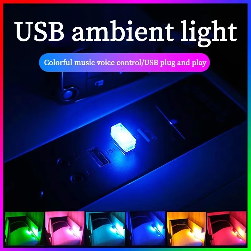 Electronics Gadgets And Accessories - 1/4pc Lampu LED Mini USB Mobil
