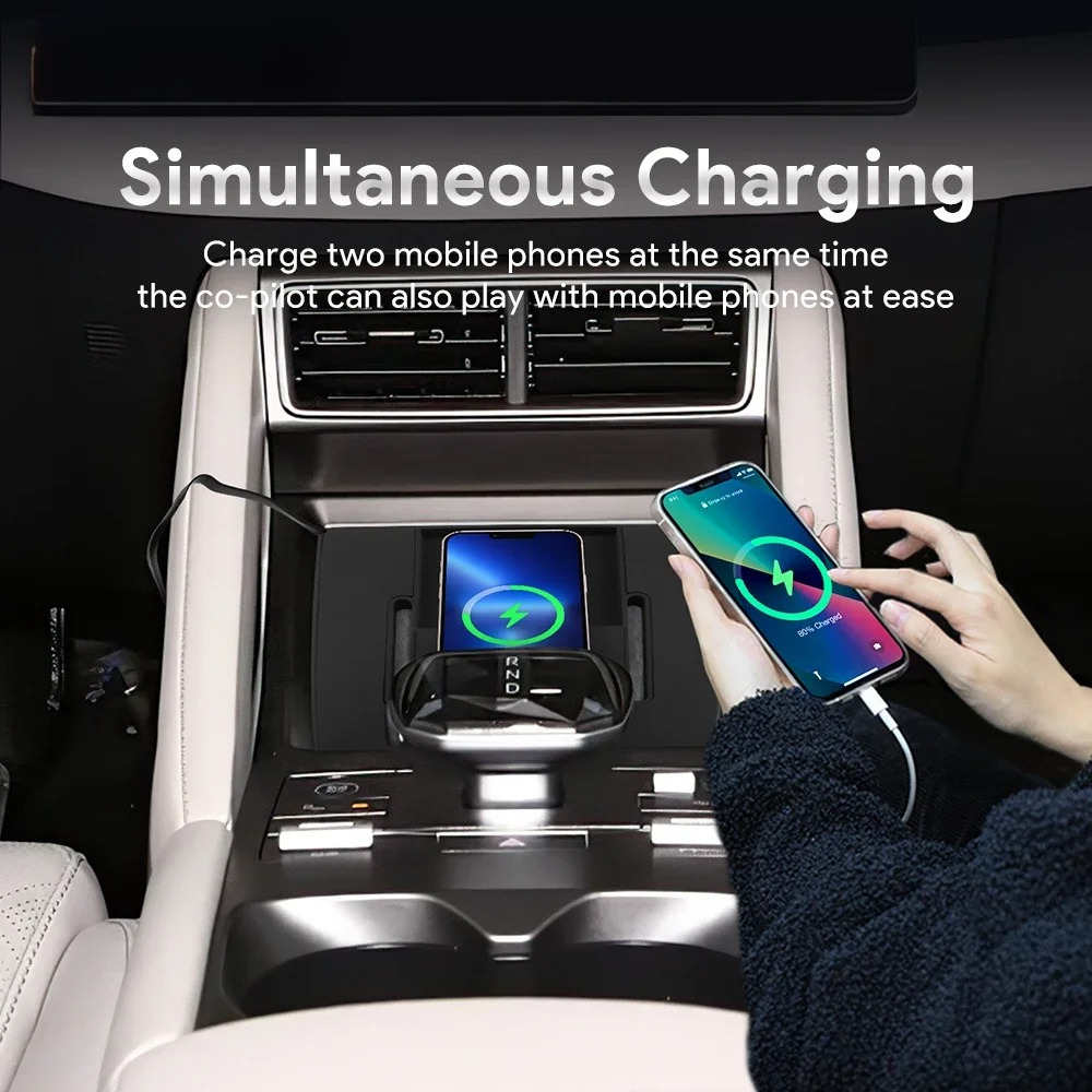 Wireless Phone Charger Pad - Untuk BYD Yuan Up Atto 2