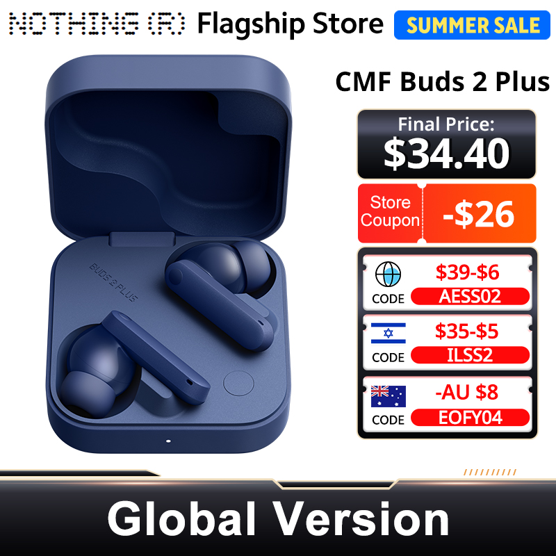 Earbuds Anc Wireless - Nothing CMF Buds 2 Plus Versi