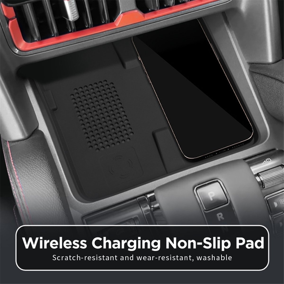 Wireless Phone Charger Pad - Alas Pengisi Daya Nirkabel Mobil Super
