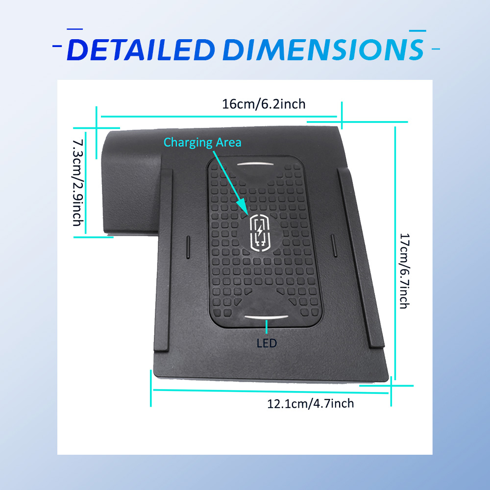 Pengisi Daya Mobil Nirkabel un - Wireless Phone Charger Pad ulasan dan harga