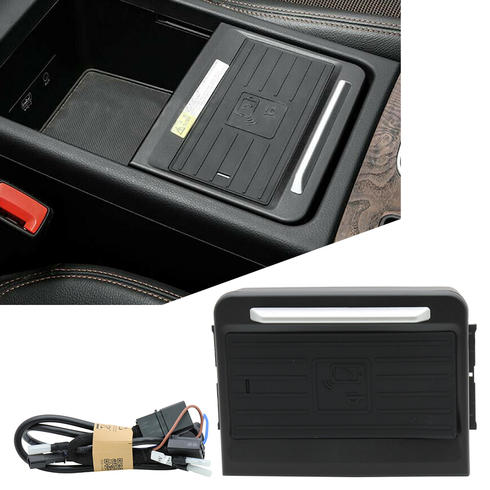Kotak penyimpanan konsol mobil - Wireless Phone Charger Pad ulasan dan harga