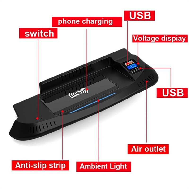 Panel Bantalan Pengisi Daya Po - Wireless Phone Charger Pad ulasan dan harga
