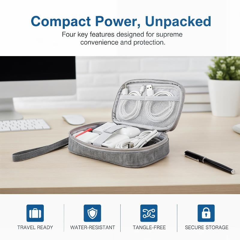 Tas Penyimpanan Kabel Lapis Ga - Electronics Gadgets And Accessories ulasan dan harga