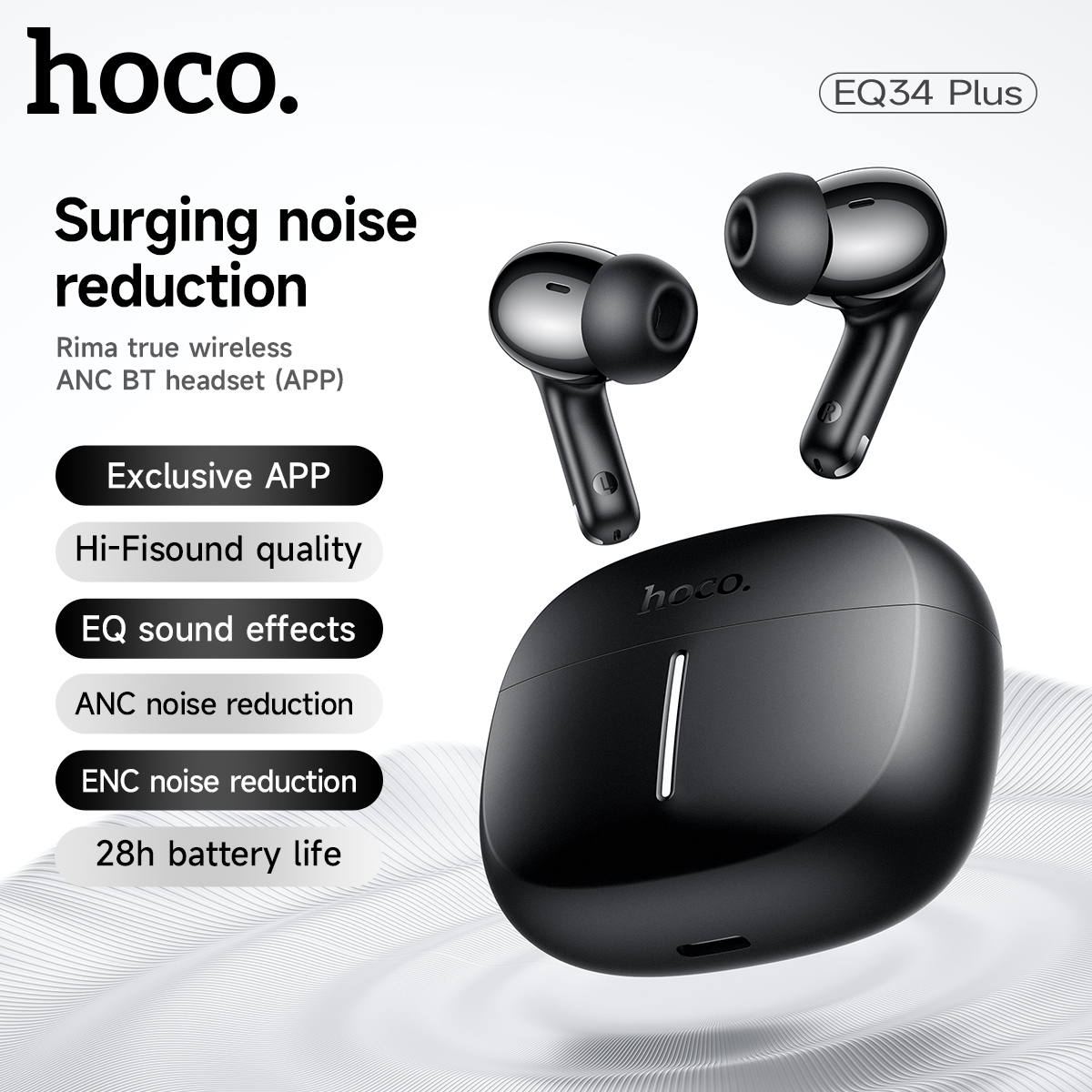 Earbuds Nirkabel HOCO ANC Pere - Earbuds Anc Wireless ulasan dan harga
