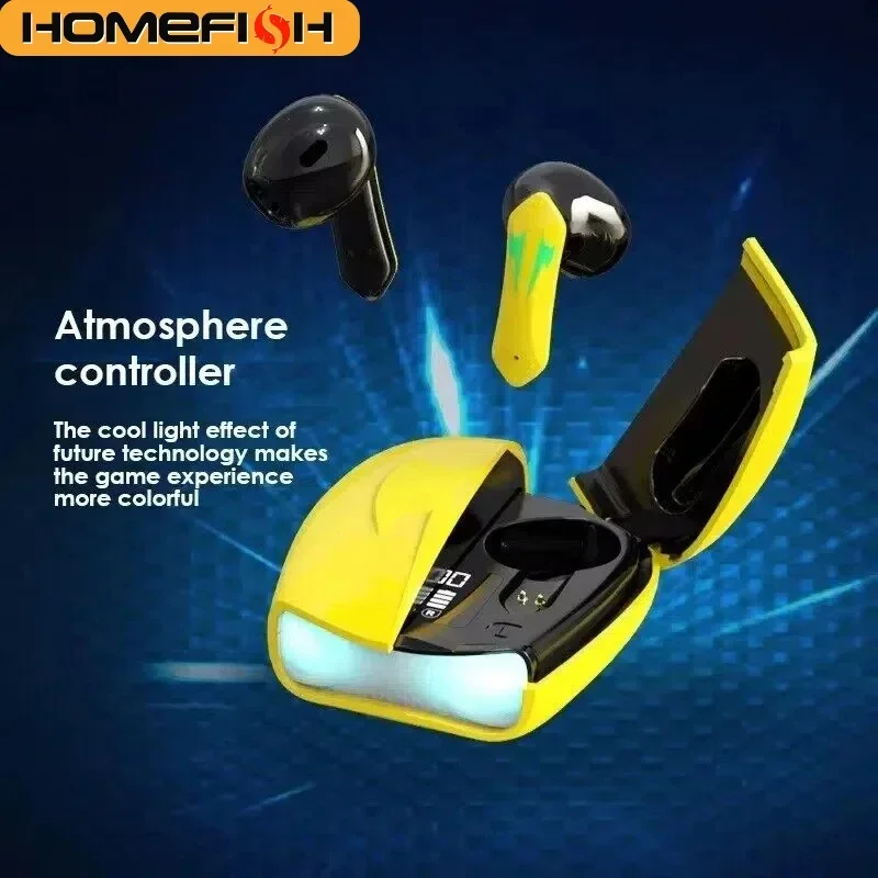 HOMEFISH Earbud Nirkabel BT 5. - Earbuds Anc Wireless ulasan dan harga