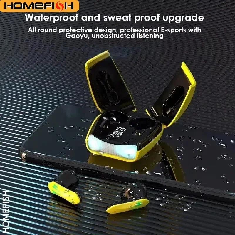 HOMEFISH Earbud Nirkabel BT 5. - Earbuds Anc Wireless ulasan dan harga