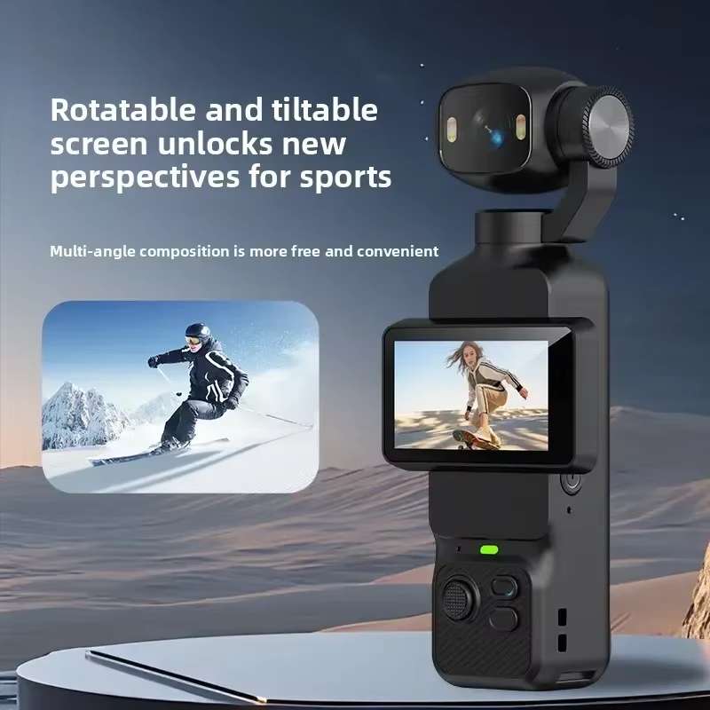 Kamera Aksi Gimbal Genggam 4K  - Action Camera 4K ulasan dan harga