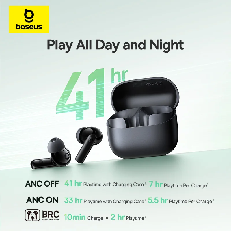 Baseus Bass EP10/BP1 NC -43dB  - Earbuds Anc Wireless ulasan dan harga