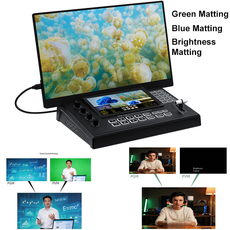 USB3.0 4K 4 in 2 Out HDMI Vide - Action Camera 4K ulasan dan harga